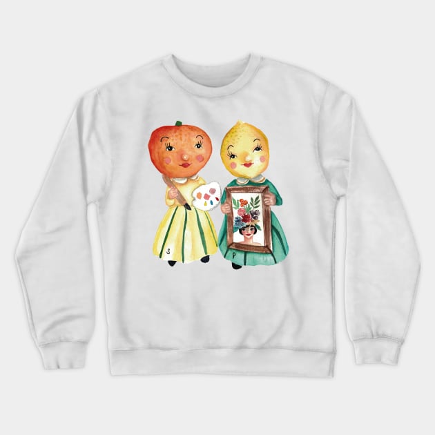 Orange you adorable? Crewneck Sweatshirt by Kellykubellyboo